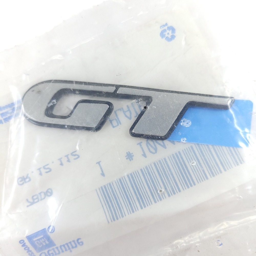 NOS 1997 - 2000 Pontiac Grand Prix Silver GT Badge New Sealed OEM 10442396